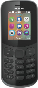 Nokia 130 (2017) Dual-Sim kártyafüggetlen mobiltelefon fekete + Domino Quick alapcsomag